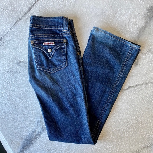 Hudson Signature Flap Pocket Bootcut Jeans 👖 - Picture 3 of 10